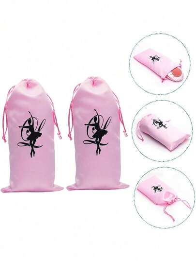 1Pc Ballet Shoe Bag, Dance Shoes Organizer, For Ballet Dancers And Gymnasts, Protect And Store Dance Shoes, Dance Bag, Perfect Gift For Dance Lovers