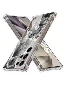 1 pièce Étui personnalisé DIY 4 photos texte, coque de téléphone antichoc pour Samsung S25/S25Plus/S25Ultra/S25Edge/A56/A17/A07 et autres modèles Samsung, meilleur cadeau pour les couples, les amis, les parents, le petit ami, la petite amie, idéal pour transporter à l'extérieur et offrir à des amis