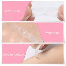 Clear Eyelash Tape, Adhesive Fabric Eyelash Tape, Breathable Microporous Fabric Tape For Eyelash Extension Supplies, 9 Meters/10 Yards Per Roll
