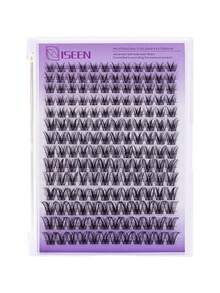 168pcs C Curl, Lash Clusters Individual Cluster Lash Extensions Volume Lashes For Self Eyelashes Faux Mink Hair Makeup Tool For DIY Eyelash Extension, Suitable For Daily Makeup Or Outings Or Application At Home - C - View 4