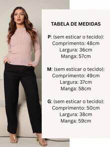 Blusa Tricot Manga Longa Gola Redonda Detalhe Trança gola tradicional sofisticado malha quente segunda pele