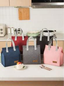 保温饭盒袋加厚户外防漏冰袋大容量便携午餐袋 - 彩色 - 查看 11