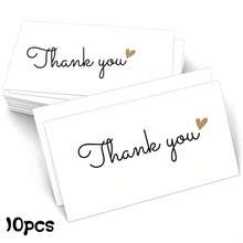 40 Count Glossy Thankful Gratitude Cards, English Language, Ideal For Birthday, Wedding, Small Business And Online Store Packaging Inserts, All Occasions, 3.5 X 2.1 Inches - one-size - View 11