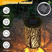 NetHong 2Pcs Solar Lights Replacement Top With LED Bulbs Solar Panel Lantern Lid Tops - Black - View 6