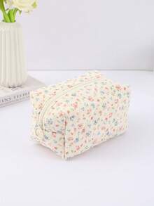 1pc Bow Pencil Case, Creative Floral And Bow Pattern Design, Beautiful Pencil Case - Suitable For Study Stationery Storage And Desktop Organization Decoration, Daily Portable Storage Bag, Beautiful Gift For Friends,Back To School,School Supplies,Pencil Pouch,School Bag - Multicolor - View 20