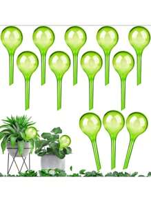 Slouchy Plant Potted Garden Water Dispenser Drip Automatic Watering Plastic Ball Indoor And Outdoor Flower Pot Bulb Watering Ball Tip Drip Irrigation Device Self Watering Plastic Irrigation Ball, General Plant Watering Pile, Suitable For Indoor And Outdoor Flowers And Vegetables, Automatic Drip Irrigation System