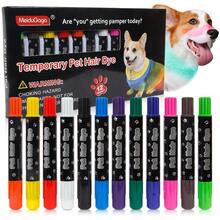 1 pieza Regalo para amantes de gatos/perros y marcadores de pelo específicos para madres de perros/gatos que no dañan el pelo y son fáciles de limpiar. Tinte de cabello en pasta de colores para amante de perros y madres de perros que aman, Regalo para amante de gatos/perros y marcadores de mascotas para madres de perros/gatos - Multicolor - Ver 14