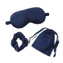 Set de regalo para la novia de 4 piezas de seda: bata de novia/dama de honor, máscara para dormir de satén, diadema para novia y bolsillo, bata de novia de satén para uso en el día de la boda y eventos nupciales