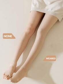 Winter Warm Pantyhose Thicken Women Thermal Lined Tights Daily Stockings Black Leggings
