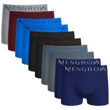 Kit 10 Microfiber Boxer Briefs Men's Box Adult Seamless Underwear Original Mengrow Wholesale - Clasificado - Ver 1
