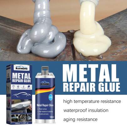 Metal Casting Glue Metal Casting Sand Hole Pore Crack Electric Welding Strong Glue High Temperature Resistant Welding Glue