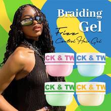 5种不同类型的定型啫喱，防毛躁持久定型保湿不油腻，男女通用 - 彩色 - 查看 2