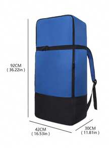 KotteSen 1pc Blue & Black Surfboard Bag, Large Capacity Backpack For Surfing, Camping, Hiking, Waterproof And Durable Kayak/Paddle Board Storage Bag - Blue Black - View 11