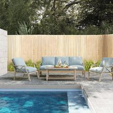 Natural Bamboo Privacy Fence Screen, Privacy Bamboo Slat Fence, 6 Ft H X 16 Ft L Decorative Bamboo Screen Panel, For Garden, Backyard, Balcony, Patio, Pool Side - 6 Ft H X 16 Ft L - View 9
