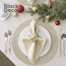 4 Piece Round Placemat Set Decorative Dinner Table Placemat Kitchen Placemat