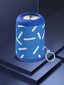 大低音无线蓝牙扬声器，带发光织物网，TWS 无线配对，迷你便携式台式电脑扬声器 - 彩色 - 查看 10