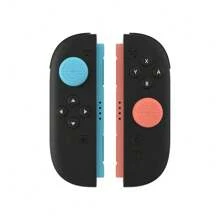 2 Controller Joystick Kappen, Silikongriff Kappen, Thumbstick Abdeckungen, rutschfeste Pilzkappen, Orange, Schwarz, Blau, Geburtstagsgeschenk, Urlaubsgeschenk