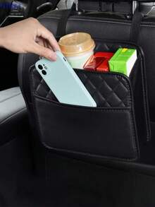 多功能汽车后座收纳盒、储物桶、汽车座椅靠背挂袋、汽车垃圾袋、储物盒、座椅靠背收纳袋、汽车零食袋、瓶杯架