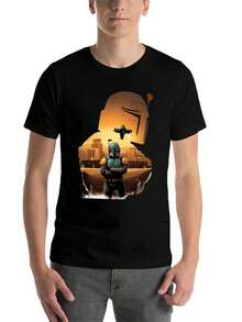 Bounty Green T Shirt 100% Cotton The Boba Fett Ashoka Tano Anakin Grogu Mando Ugly Skywalker This Is The Way Bounty Clone Baby, Perfect As Gifts - Black - View 6