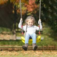 Columpio para Niños Tipo Juegos Infantiles, Ideal para Uso en Interiores, Resistente y Fácil de Instalar, Perfecto para Diversión y Entretenimiento en Casa - Verde - Ver 4