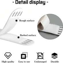 24-Piece Heavy Duty Picture Hanging Strips - No Nails, No Damage, Easy Removal - 24-Piece For Frame Installation Bars - White - View 5