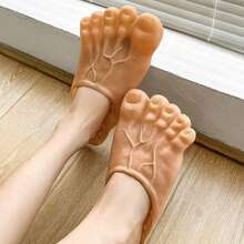 2 piezas de Nuevas pantuflas de felpa con diseño de monstruo para disfraz de Halloween, decoración para fiesta de disfraces, accesorios de cosplay para los pies - Multicolor - Ver 9