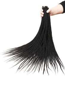 18 Inch / 24 Inch Dreadlock Extensions 0.6 Cm Width 20 Strands-Natural Black, Soft Hippie SE Dreads Synthetic Loc Extensions For Women And Men - Multicolor - View 6