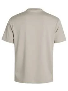 Men's 1Pc  Classic Cotton T-Shirt, 220g Weight, 100% Cotton, Comfortable To Wear, Very Suitable For Running, Leisure Or Outdoor Entertainment, Versatile Cotton Solid Color Short-Sleeved | Skin-Friendly And Comfortable Holiday Gift, A Certain Thickness Is Suitable For Summer - 卡其色 - 查看 4