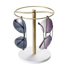 1 pieza Organizador de gafas de sol, soporte para anteojos, estante de almacenamiento y exhibición de gafas para hasta 12 pares de anteojos para mesa, cómoda, escritorio, mostrador, dormitorio