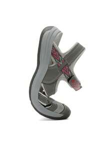 Women's Closed-Toe Hiking Sandals Arch-Support Lightweight Athletic Footwear For Outdoor Travel & Beach Adventures - 灰色 - 查看 7