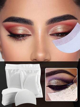 2000pcs Eye Shadow Stickers, Eye Makeup Stickers, Breathable Eye Makeup Tools, 10/30/40/50/80/100/200/300/600/1000pcs Eye Makeup Cover Stickers, Eye Shadow Stencils, Eyeliner Stickers, Eyelash Extension Stickers, Beauty Tools, Makeup, Cheap, Room Decor, Vanity, Travel, Bedroom, Makeup Accessories, Inexpensive, Christmas Gift, Cosmetics, Makeup Tools, Cheap Goods, Gift, Women Gift, Christmas Gift