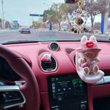Car Seat For Labubu,Accessories For Labubu Have A Seat With Vent Clips Adjustable Vent Clip For Labubu Dolls - Bucktooth Monster Seat With Fixing Clips, Kawaii Dashboard Accessory, Auto Interior Decor For Collectors (Multicolor)