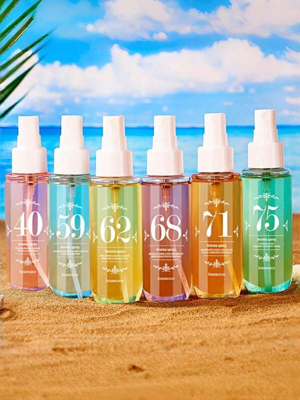 90ml Exfoliating Digital Fragrance Air Freshener, International Bestseller, Long-Lasting Air Freshener, 6 Scents To Choose From, Bringing You An Olfactory Feast. Vacation Fragrance, A Must-Have For Summer Outings, Brand-New Matte Style, Niche Fragrance, Women's Fragrance, Suitable For Any Place, Indoor And Outdoor, Bathroom And Wardrobe Deodorization And Fragrance Enhancement. High-Quality Products, Perfect Gifts