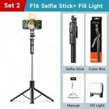 TOKQI 67"/170cm Alloy Bluetooth Selfie Stick Tripod With Stable Handle - 360° Rotatable Phone Holder, Wireless Remote And Detachable Stand, Compatible With /Camera/Smartphone - 3-In-1 Foldable (Handheld/Desktop/Tripod), Suitable For Vlog, Travel And Stabilized Video, Compatible With IOS And Android Phones, Ideal For Summer Vacation, Travel, Fill Light, Outdoor Activities And Live Streaming. - Multicolor - View 15