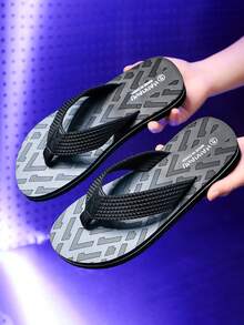 Últimos modelos de 2025 Chanclas de hombre, sandalias de playa para exteriores, estilo coreano con correa trenzada de EVA personalizada y suela blanda - Color - Ver 6