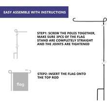 Garden Flag Holder Stand, Thickened Pole Sturdy And Straight Premium Yard Flag Holder Weather-Proof Metal Flagpole For American Flag, Christmas Garden Flag, Outdoor Garden Decor Decoration - 1 PC, No Access - View 5