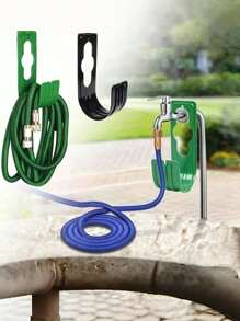 2 件花园软管支架、壁挂式花园软管挂钩、ABS 水管支架挂钩、水龙头挂钩软管支架、软管支架支架、ABS 软管卷轴挂钩、壁挂式挂钩挂钩，适用于室外庭院、灌溉水管或延长线的存放、花园软管绳索电线、卧室、浴室存放、门挂钩、厨房毛巾、墙壁挂钩、壁挂式钥匙扣、墙壁钥匙扣、衣帽钩，1 件