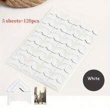 360pcs Photo Corners Self Adhesive Photo Mounting Stickers,Vintage Corner Kraft Paper Stickers,Photo Corners Stickers For DIY Scrapbook, Photo Album, Trip Journal, Memory Book Or Diary Picture Protect Decoration,Gift For Girls Women,School Supplies,Back To School - Multicolor - View 18