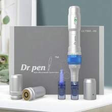Dr.pen Dr/Pen Ultima A6 Professional Microneedling Pen With 2 Cartridges In Hard Case, 5-Speed Wireless Rechargable Electric Microneedling Mesoderm Introduction Device Beauty Tool For Skin, Hair, Face, Body Care Tool Kits For Mother's Day,Women's Day, Nurse's Day, Birthday Gift, Back-To-School Gift, Holiday Gift, Back-To-School Supplies, At-Home Skincare - Multicolor - View 5