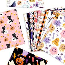 12pcs Halloween Handmade Journal Collage Materials Wrapping Paper. Can Be Used For Origami Crane Decorations. Halloween Themed Holiday DIY Craft, For Halloween, Halloween Decor, Fall Decor, Halloween Decorations, Goth, Halloween Party Supplies, Halloween Stuff, DIY, Mystery Box, Blind Box, Halloween Gift Halloween Decor Wedding Decorations Fall Decor.