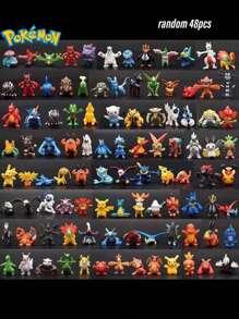 pokemon 10/6/20/144pcs Pcs Pokemon, Abstract Doll Ornaments, Suitable For Placing On Desks, Dining Tables, Bedside Tables, Etc., Birthday Gift Toys, Pikachu, Handmade Sets, Ideal Gifts For Enthusiasts, Party Lovers And Collectors, Suitable For Birthday Party Decorations. Features: Can Be Given As An Ideal Gift, A Must-Have In Summer, Suitable For Summer Parties, Birthday Parties, Christmas, Halloween, Thanksgiving Parties Or Use