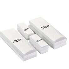 Tiras de Cera Não Tecida, Tiras de Cera Corporal e Facial para Depilação (Não Contém Cera), Tiras de Depilação Grandes 7,1 cm x 20 cm e Pequenas 3,8 cm x 9,9 cm