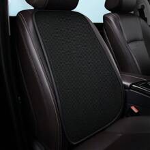 Coussin de siège de voiture une place, coussin respirant universel en soie de glace toutes saisons avec poches de rangement et anti-dérapant, convient pour la plupart des berlines, SUV et autres modèles. Coussin de siège avant de voiture d'été en soie de glace universel unique