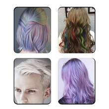 Set de 3 piezas Nuevo Kit de Peines de Peinado, Peine Esponjoso para Esponjado, Peine de Cola de Acero, Cepillo de Cejas de Doble Extremo - peine - Ver 6