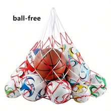 1pc Portable Large Sports Ball Storage Net Bag With Thickened Mesh For Basketball, Volleyball - Fit, Ball Storage