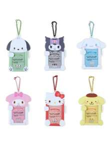 1个卡通库洛米、肉桂卷、Hello Kitty、Melody图案照片卡套，Pochacco学生校园卡包，返校礼物