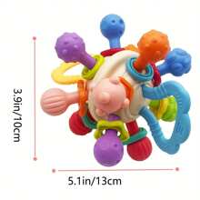 Manhattan Atomic Ball - Colorful Rattle & Grip Training Toy For Youngsters Early Education, Perfect Halloween Gift With Random Tentacle Colors