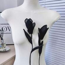 2 件/包全新多色 3D 郁金香贴片，适用于 DIY 服装配饰、时尚装饰 - 彩色 - 查看 10