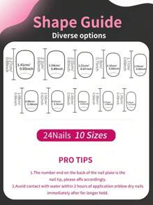 NAIO 288pcs/Set (12 Mixed) Short Square Round Colorful Cute Cartoon Pattern Nails Lovely 3d Press-On Nails Perfect Fit Acrylic False Nails Set, Children's Nail Stickers Full Coverage False Nail Stickers Press-On Nails With Storage Box, Nail Art For Girls And Children Daily Wear And Family Gatherings, Pink Girl Style