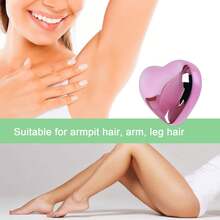 1 pieza Removedor de pelo manual para mujer, adecuado para piernas y brazos, 1 removedora de cabello + 4 Sets de enrolladores de vello nasal